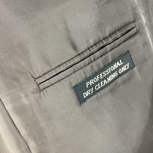 Andre Vachon Lambswool Blazer Sport Coat Mens 46S Brown 2 Button - Picture 7 of 16